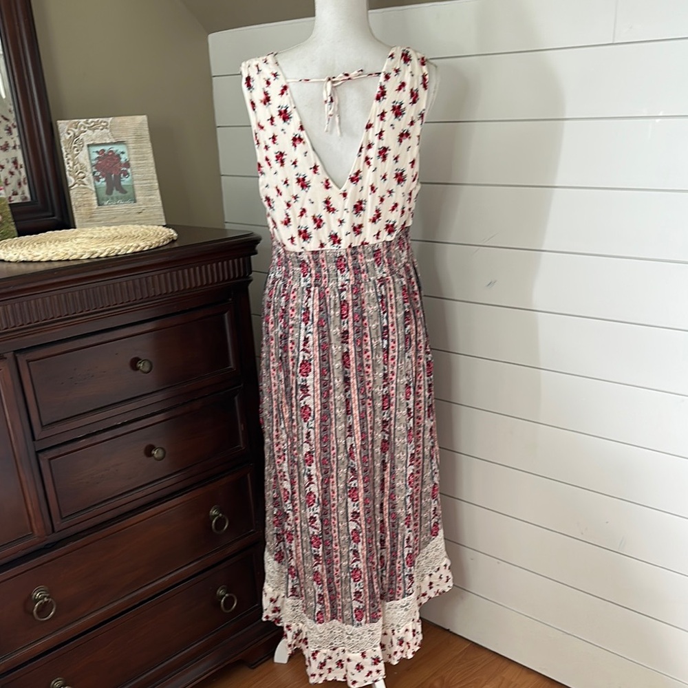 Torrid Prairie Floral Print Patchwork Sleeveless … - image 5